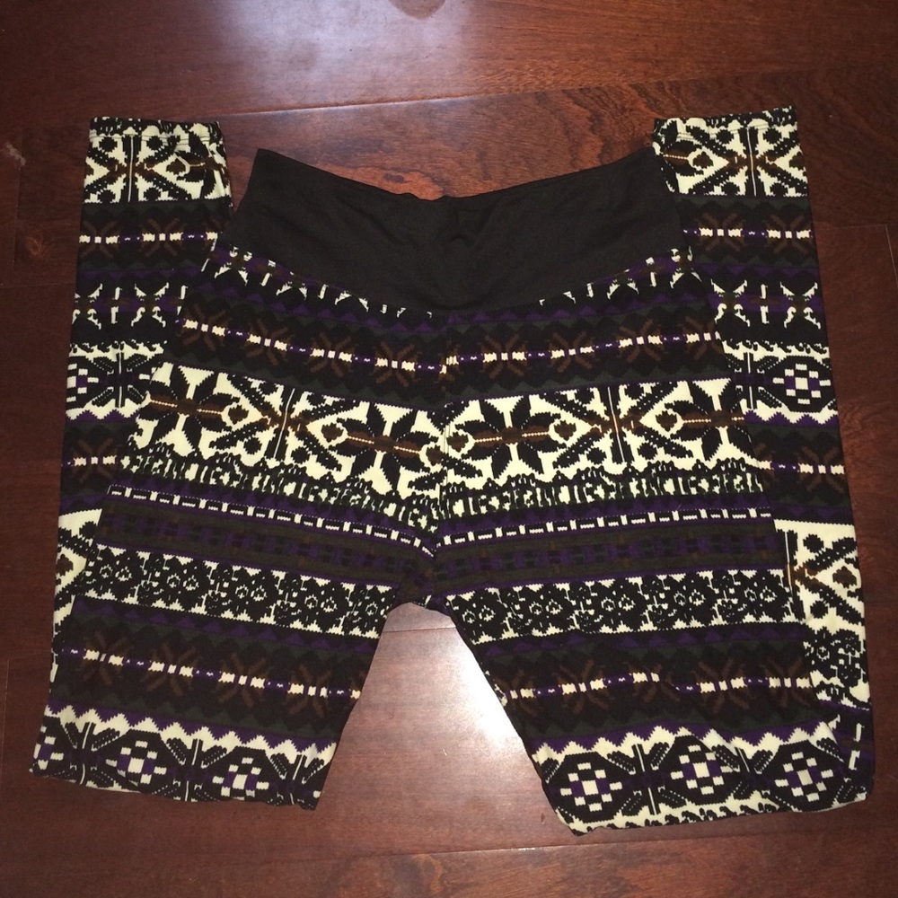 Super cute multi colored leggings