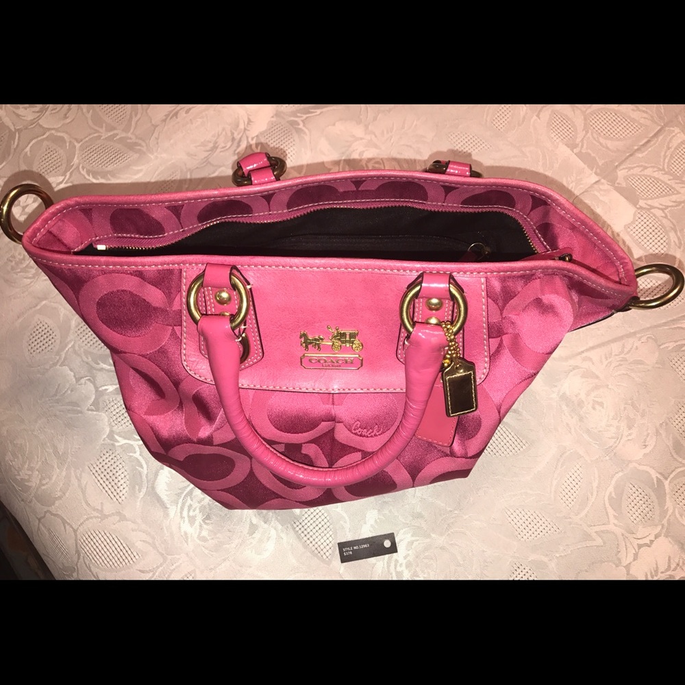 Pink Coach Bag