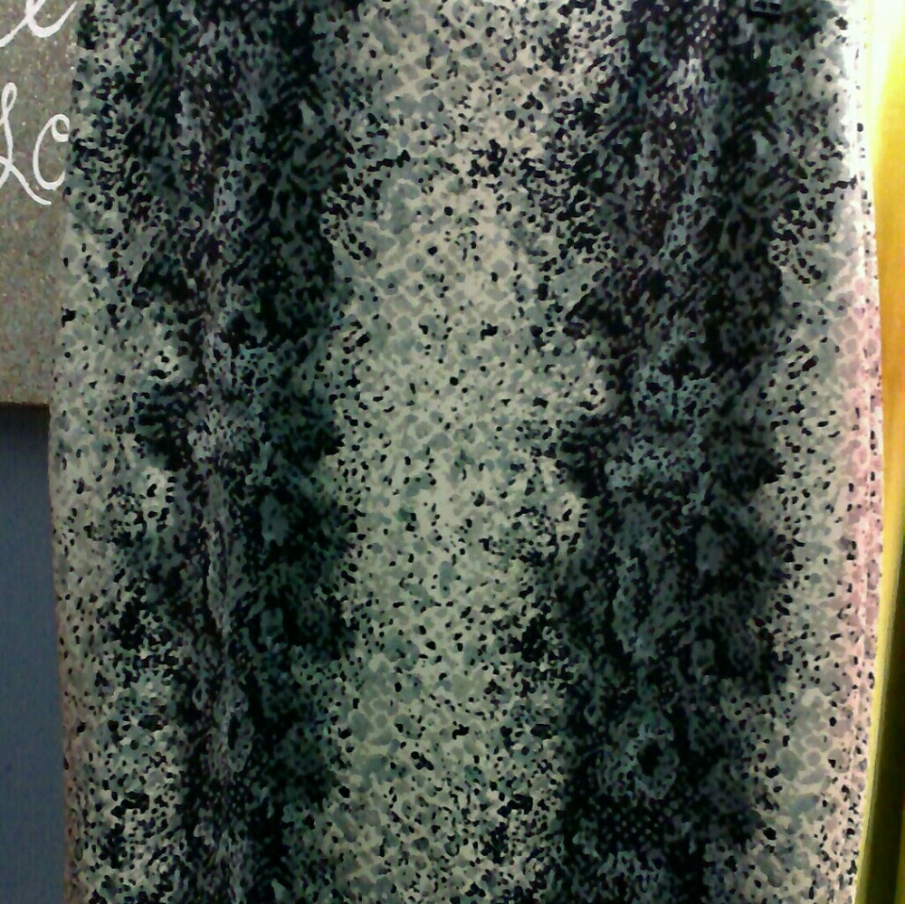Snake Print Pencil Skirt