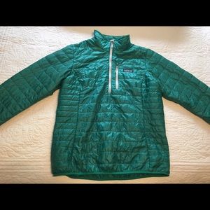 Teal Patagonia Quarter-zip Jacket