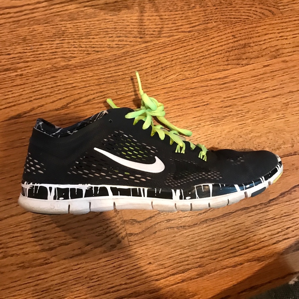 Nike Free TR Fit 4 Neon-Yellow & Black Sneakers