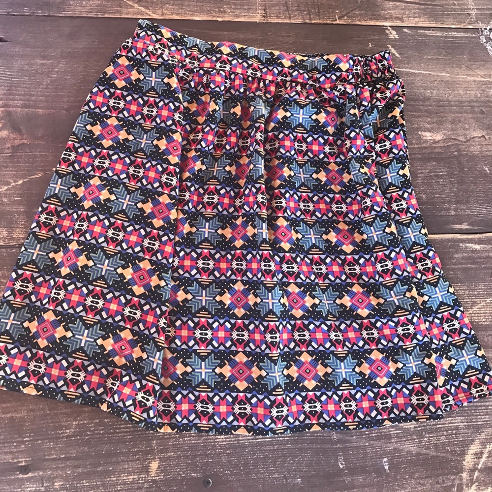 Tribal pattern skirt