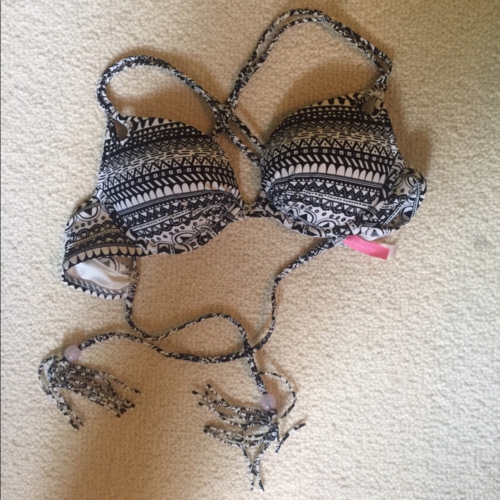 victoria's secret pushup strappy-back bikini 34B