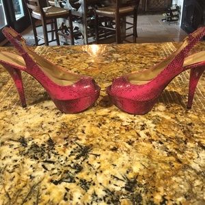 Stuart Weitzman size 7 1/2 shoes.