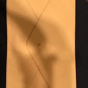 Cream envelope Clutch