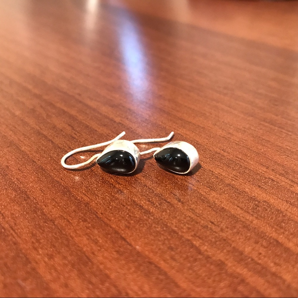 Silver earrings
