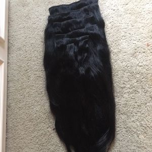 Custom human hair extensions "20 inch