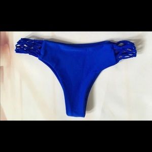 🆕 Brazilian Summer Royal Blue Bikini Bottom Only