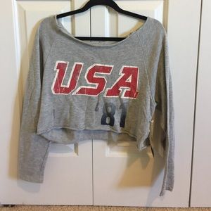 NWT crop sweatshirt
