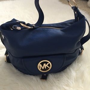 Royal Blue MK Large Fulton Satchel!