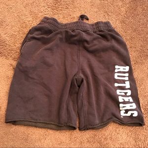 Rutgers University Sweatshorts size medium NCAA