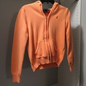 Ralph Lauren Zip Up Knit Sweater