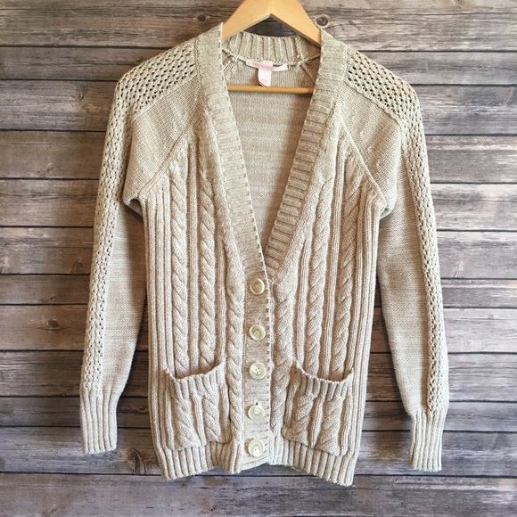 Victoria's Secret Sweaters - Victoria's Secret 100% cotton button up cardigan