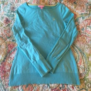 Lilly Pulitzer Turquoise summer sweater