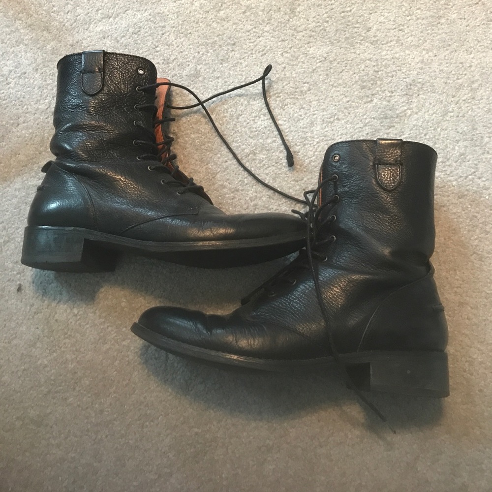 Madewell combat boots
