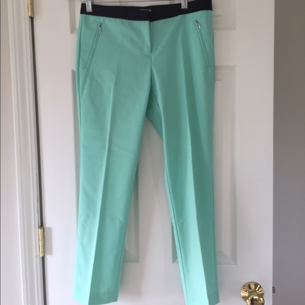 Mint cropped pants, New York and Company