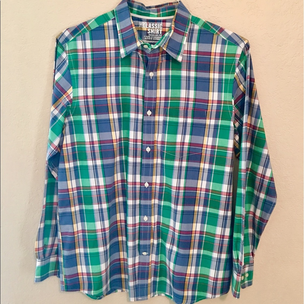 Old Navy classic plaid shirt