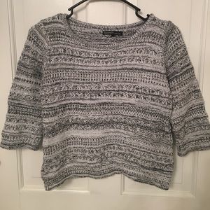 Italian knit cropped sweater
