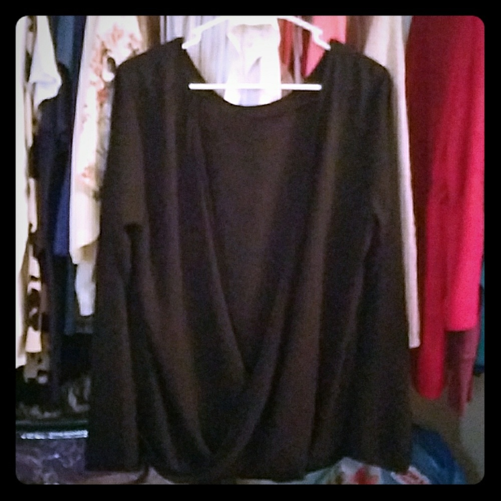 Black dressy casual top