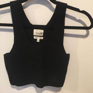WILFRED FREE KNIT CROP TOP