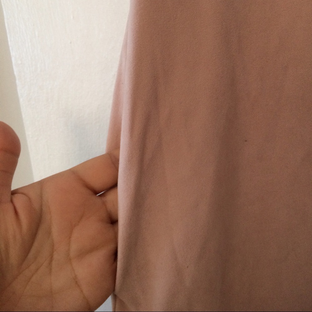 NWOT Pink suede dress - Picture 5 of 5