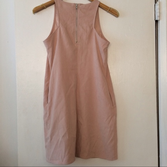 NWOT Pink suede dress - Picture 4 of 5