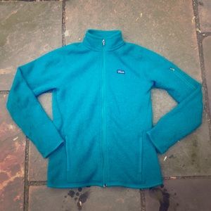Patagonia better sweater full-zip (teal sz M)