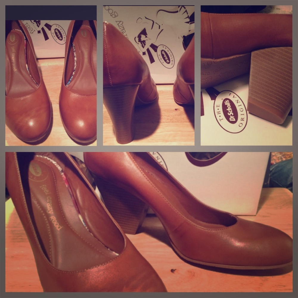 NEW -- Dr. Scholles Leather Pumpe Size 10.