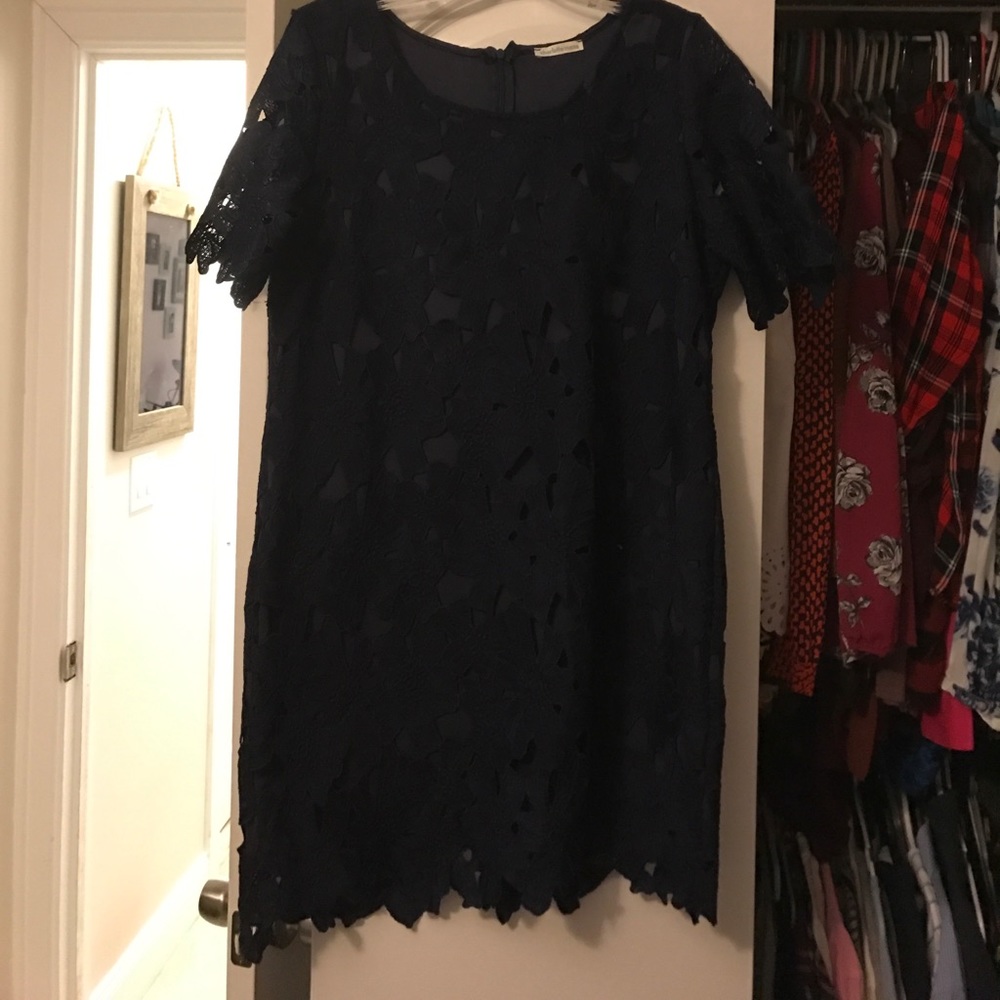 Navy blue dress