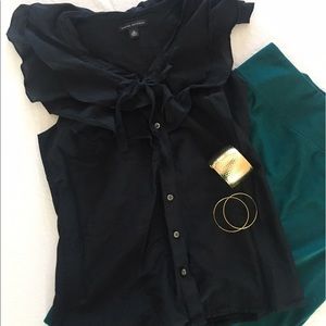 Banana Republic - Sleeveless Ruffle Blouse