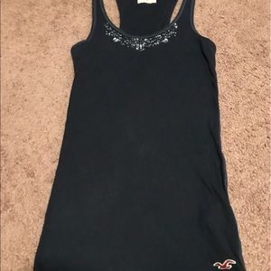 Hollister navy blue tank