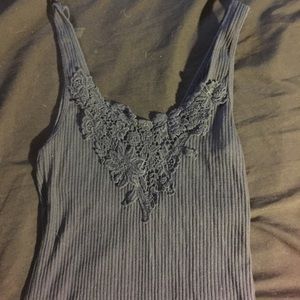 5/$25 Dark navy blue Hollister tank top