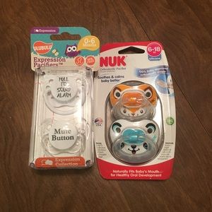 4 pacifiers