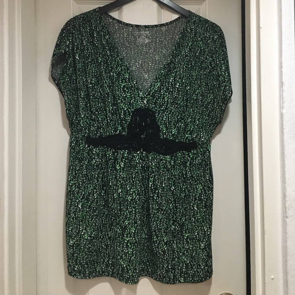 Cap Sleeves Elastic waist Blouse
