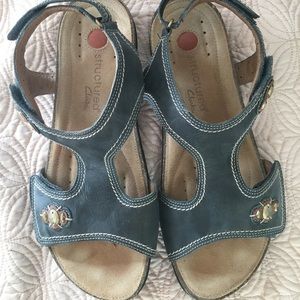 Clarks T strap sandals