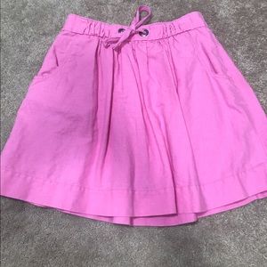 Pink flowy JCrew skirt