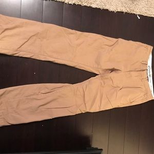 Eddie Bauer boot leg khaki pants. With liner.