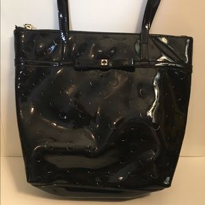 Adorable Kate spade black polka dot purse