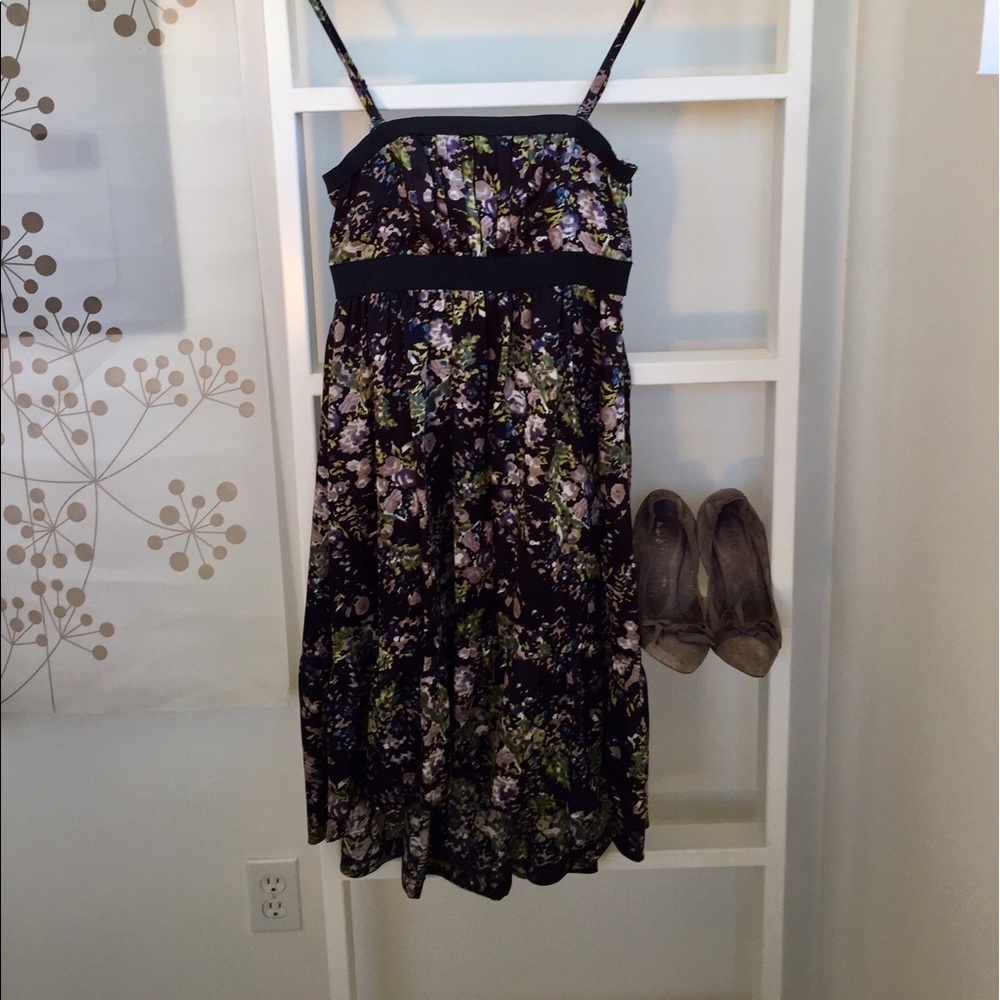 Floral high low dress- with straps or without