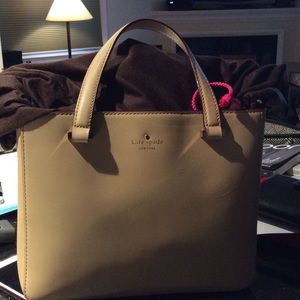 Beige Kate Spade handbag