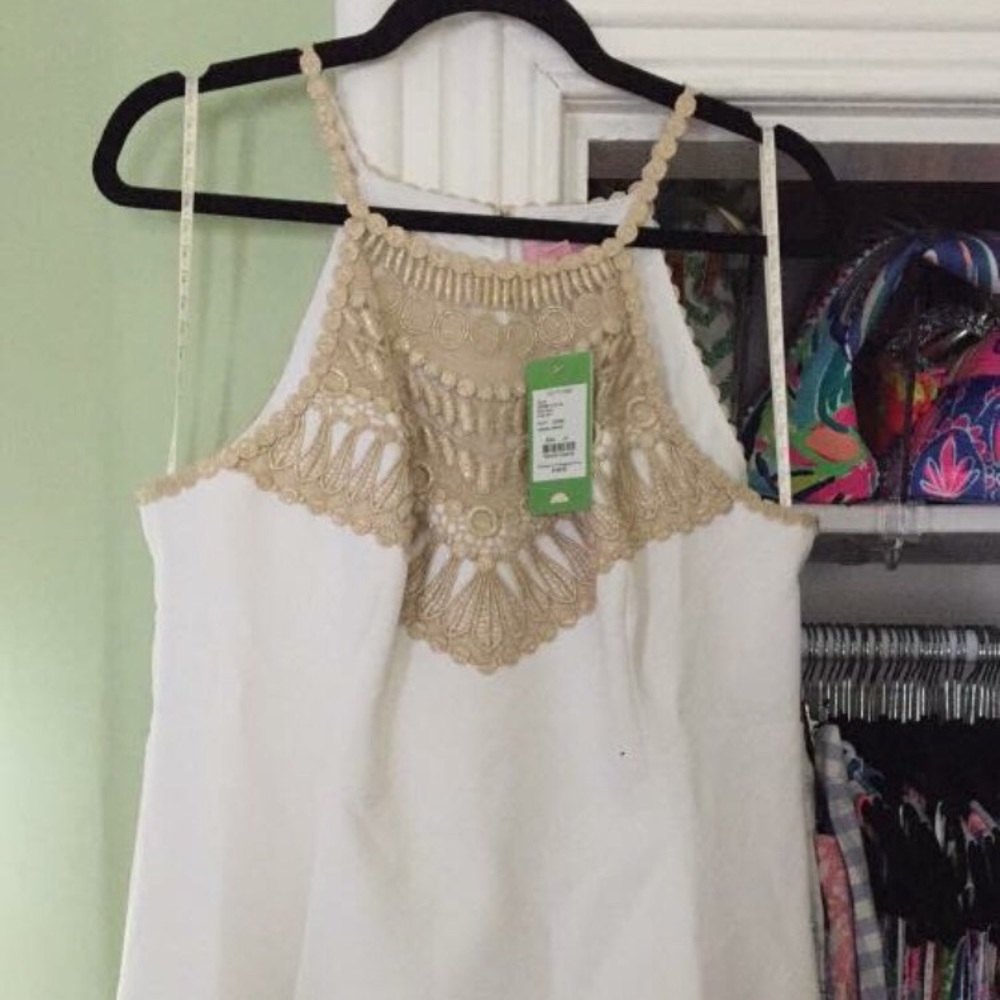 Lilly Pulitzer pearl shift dress, size 14 nwt