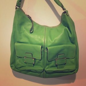Like new KATE SPADE GREEN HOBO BAG