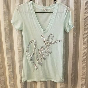 Victoria's secret sequin t shirt