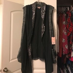 Juicy couture grey cardigan