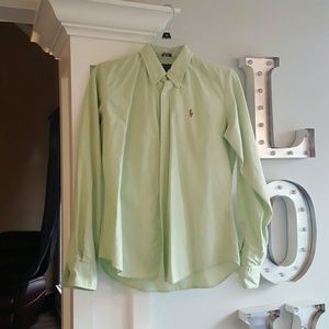 Polo button down blouse