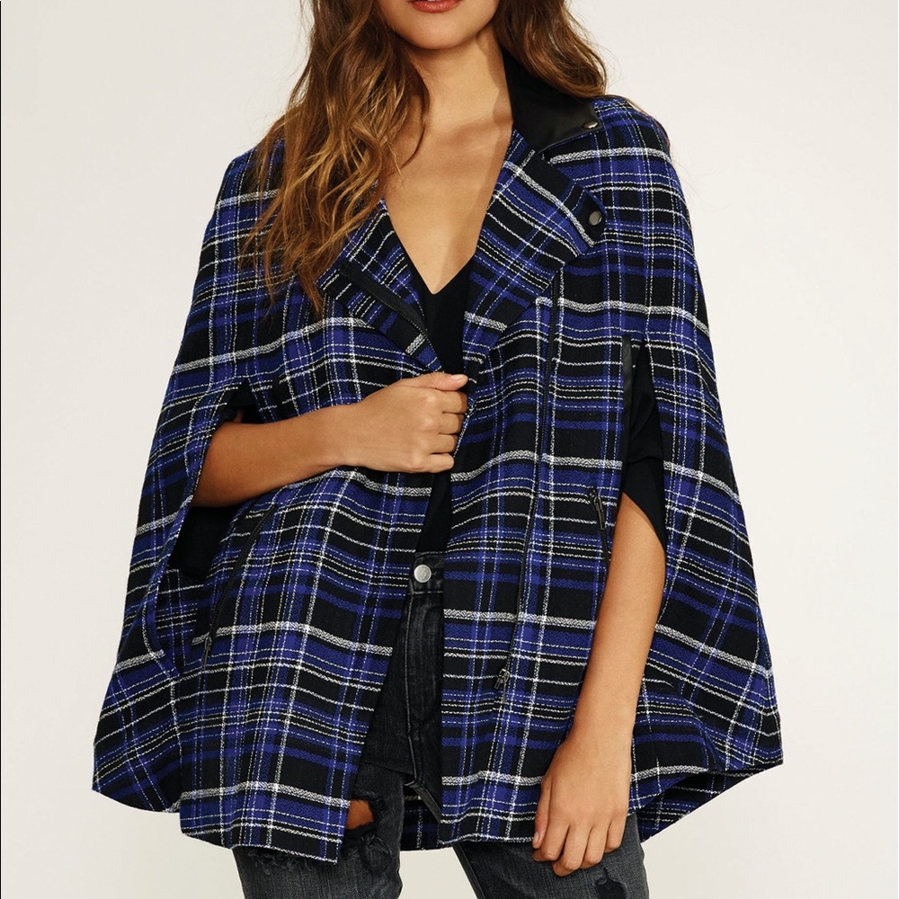 Lovers+Friends Devon Moto Cape