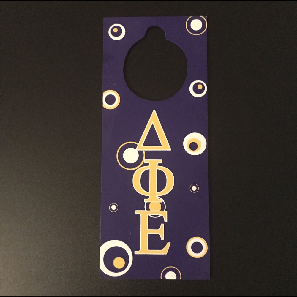 Delta Phi Epsilon Sorority Door Hanger