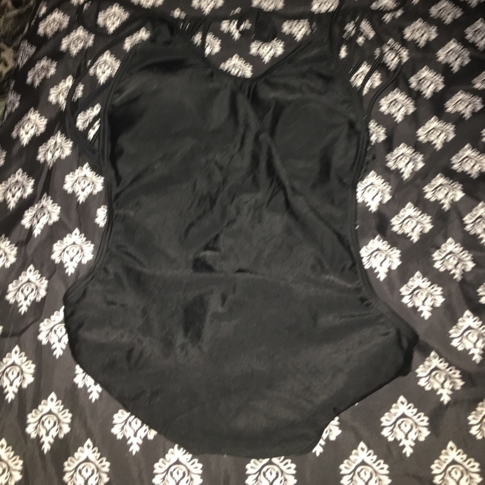 Woman's one piece bathing suit