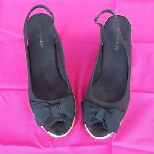 Naturalizer black espadrills