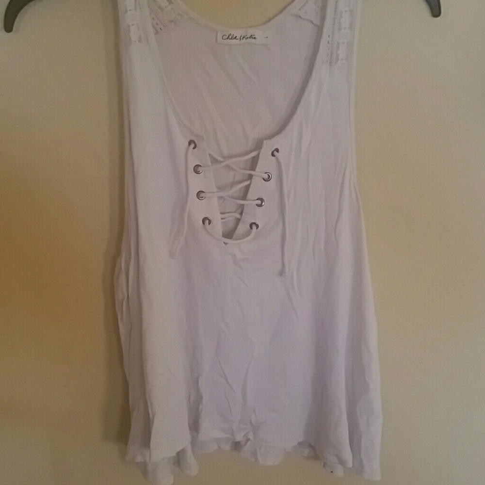 Chloe and Katie simple tank